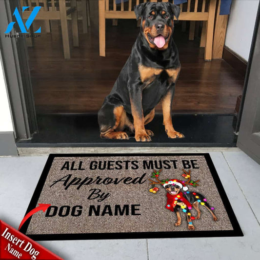 Rottweiler Ds76 DoorMat All Over Printed(6888)