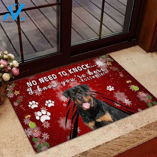 Rottweiler Home Decor Doormat - Welcome Mat - House Warming Gift