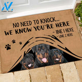 Rottweiler M288 Camping Custom Doormat All Over Printed (6228)