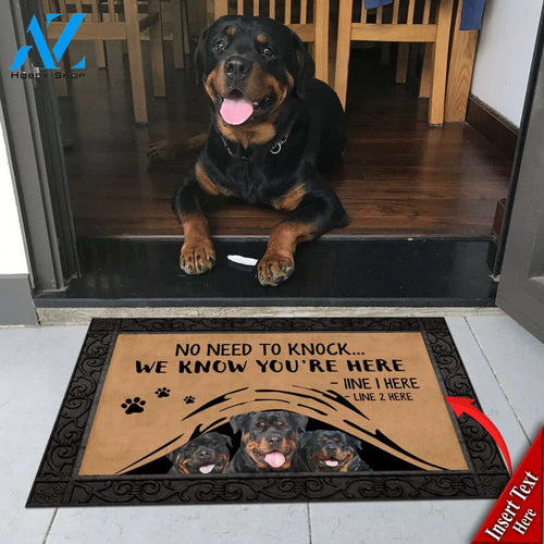 Rottweiler M288 Camping Custom Doormat All Over Printed (6228)