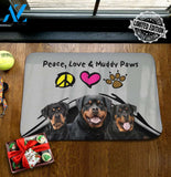 Rottweilers Muddy Paws Doormat