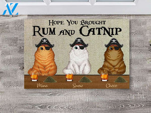 Rum And Catnip Personalized Doormat | Welcome Mat | House Warming Gift