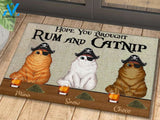 Rum And Catnip Personalized Doormat | Welcome Mat | House Warming Gift
