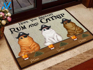 Rum And Catnip Personalized Doormat | Welcome Mat | House Warming Gift