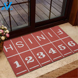 Running Track Doormat Welcome Mat House Warming Gift Home Decor Funny Doormat Gift Idea