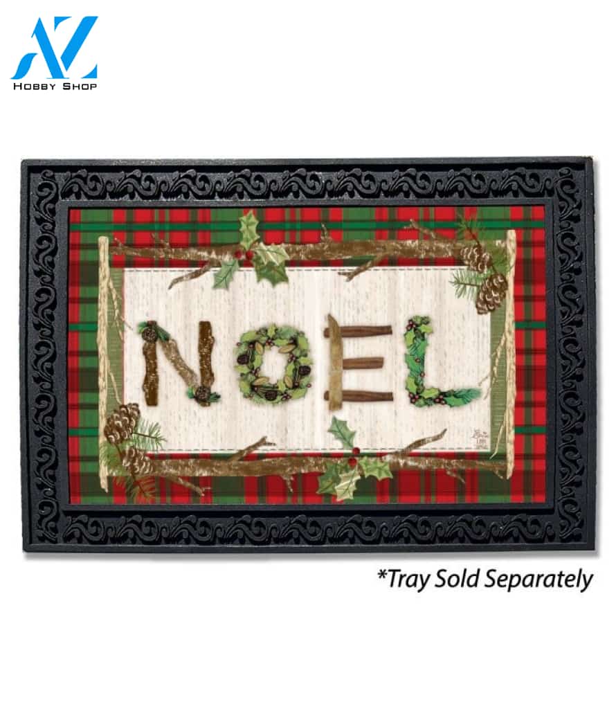 Rustic Noel Doormat - 18" x 30"