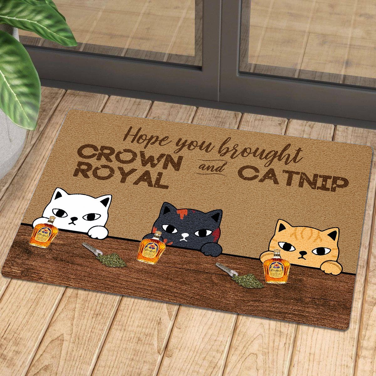 Brought Crown And Catnip Doormat | Colorful | Size 8x27'' 24x36''