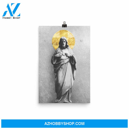 Sacred Heart of Jesus Canvas And Poster,Canvas Prints,Wall Decor Visual Art