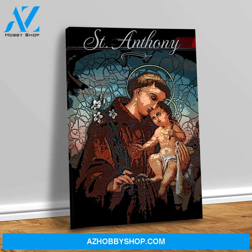 Saint Anthony Canvas Wrap