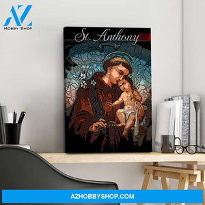Saint Anthony Canvas Wrap