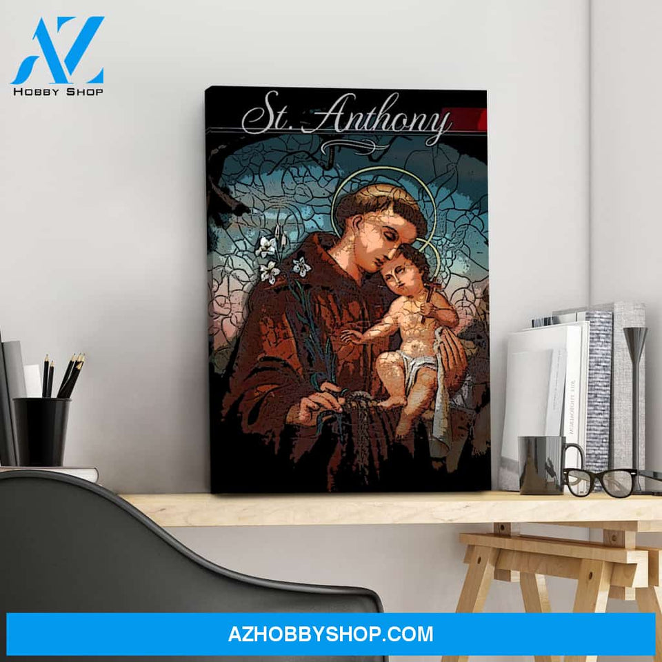 Saint Anthony Canvas Wrap