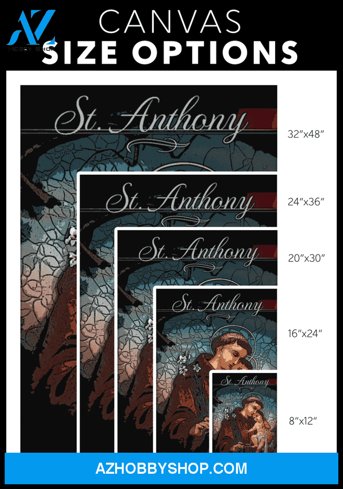 Saint Anthony Canvas Wrap