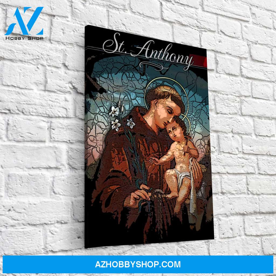 Saint Anthony Canvas Wrap