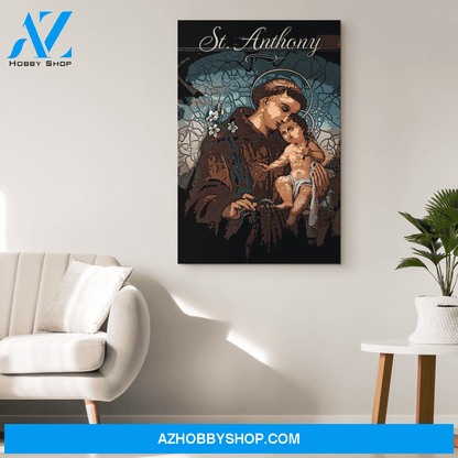 Saint Anthony Canvas Wrap