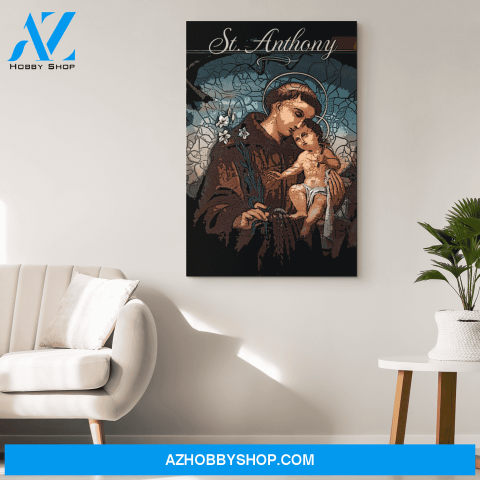 Saint Anthony Canvas Wrap