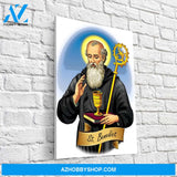 Saint Benedict Canvas Wrap