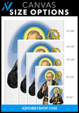 Saint Benedict Canvas Wrap