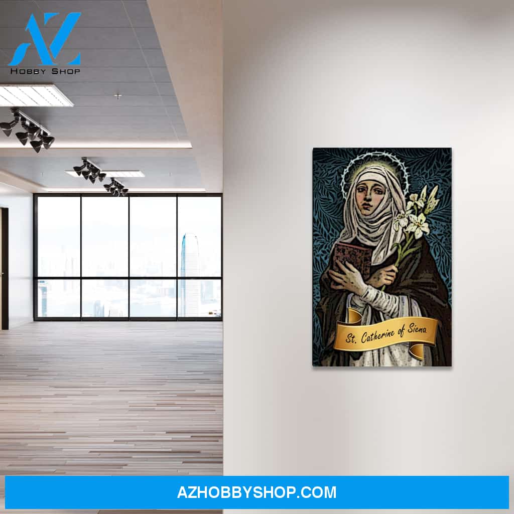 Saint Catherine of Siena Canvas Wrap