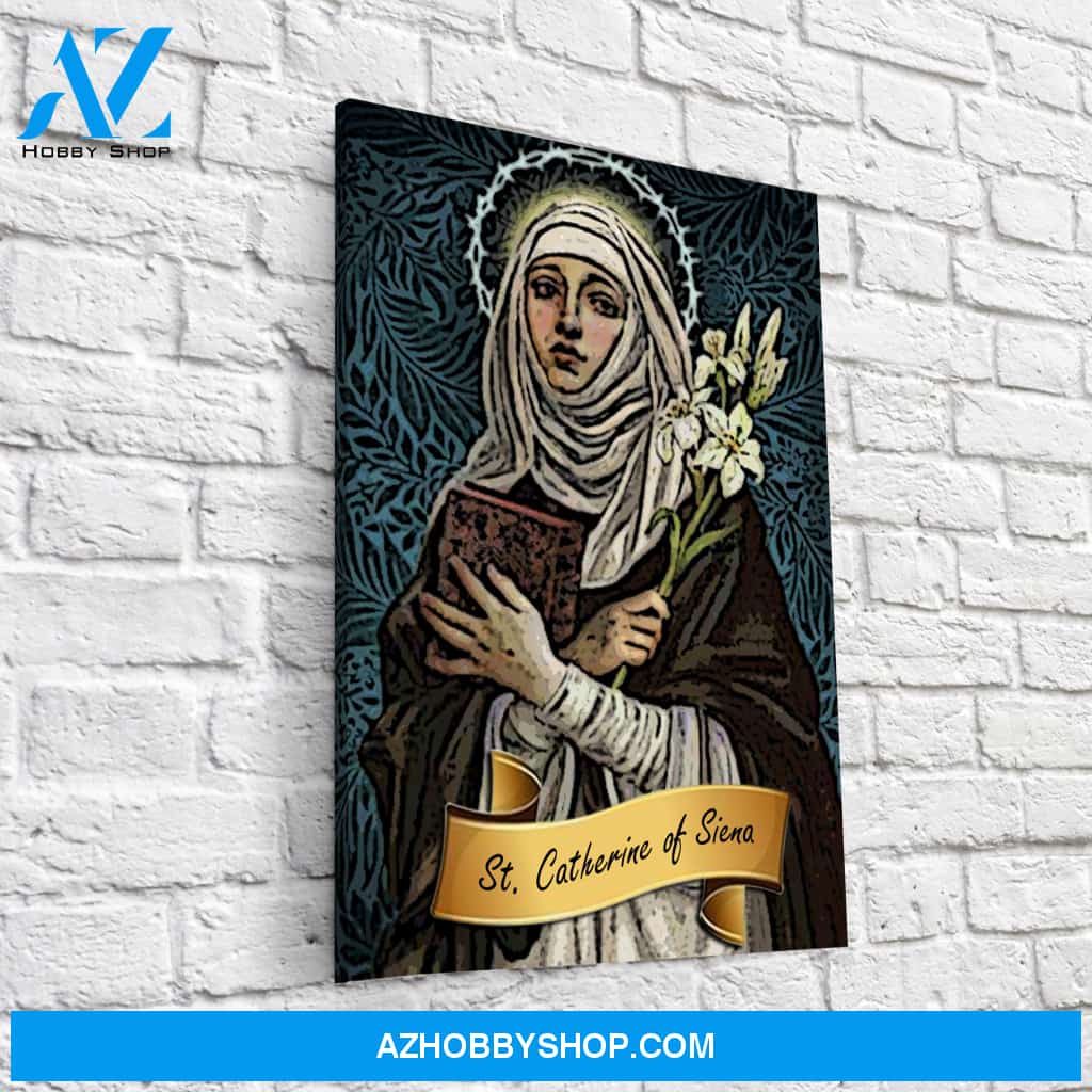 Saint Catherine of Siena Canvas Wrap