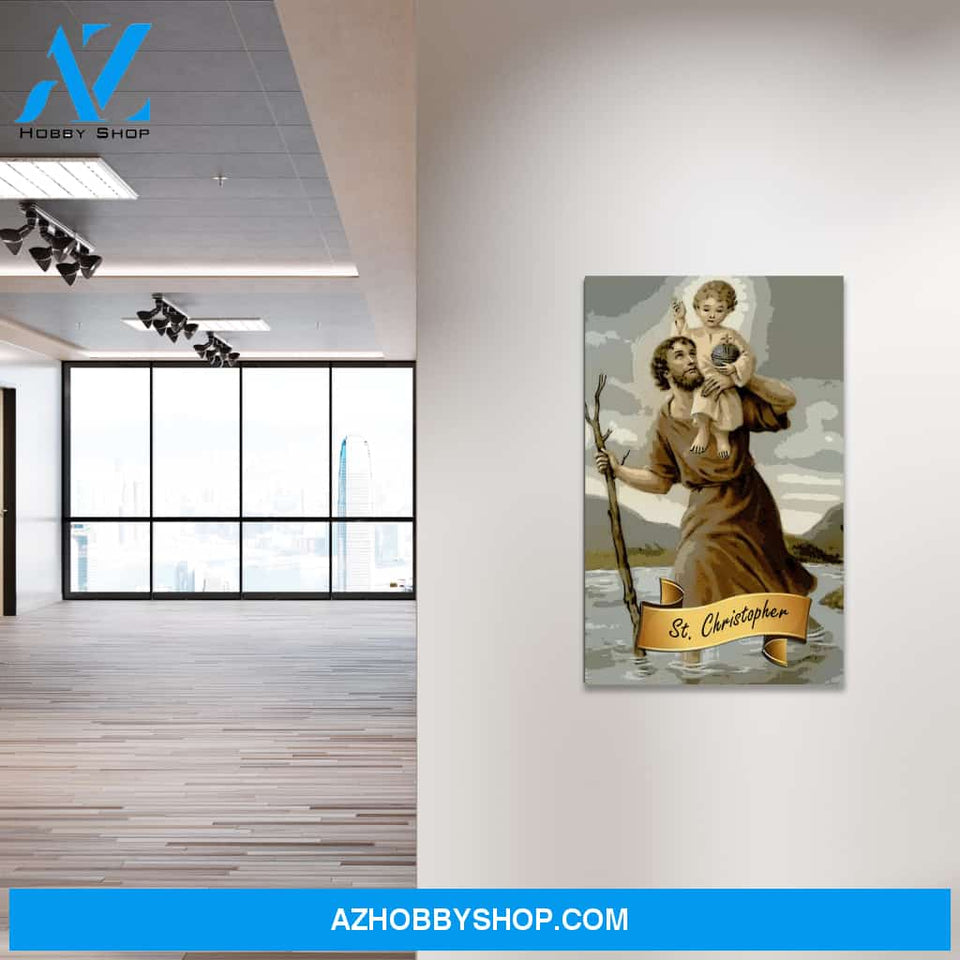 Saint Christopher Canvas Wrap