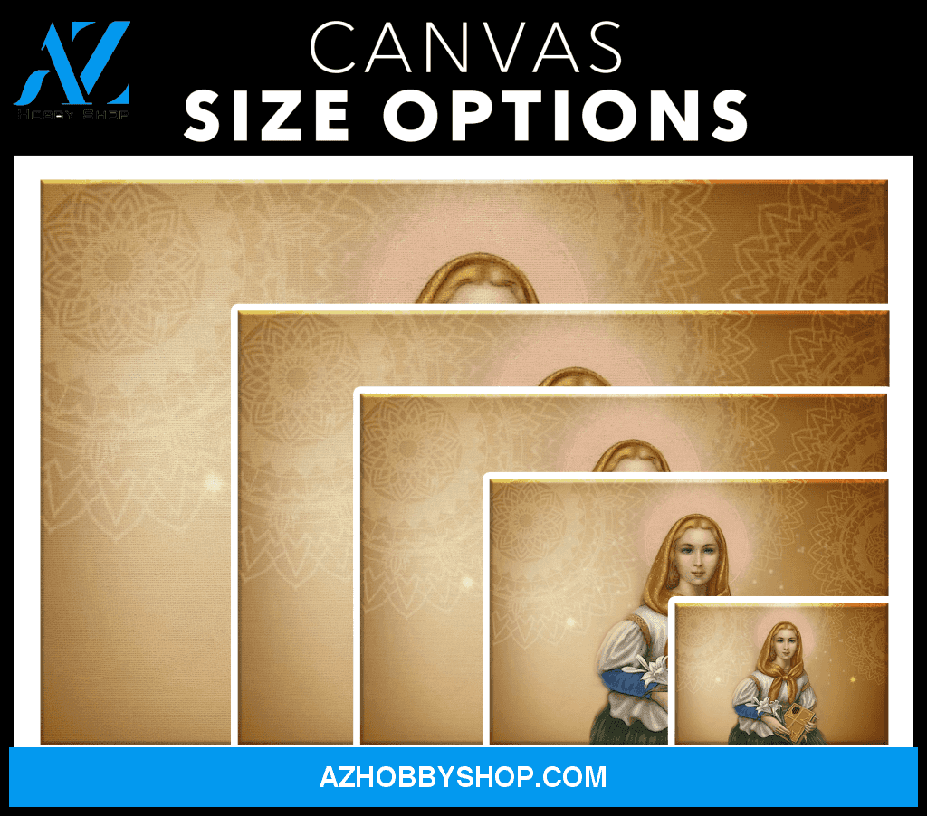 Saint Dymphna Canvas Wrap