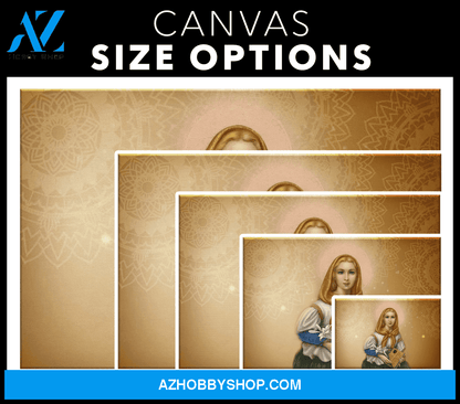 Saint Dymphna Canvas Wrap