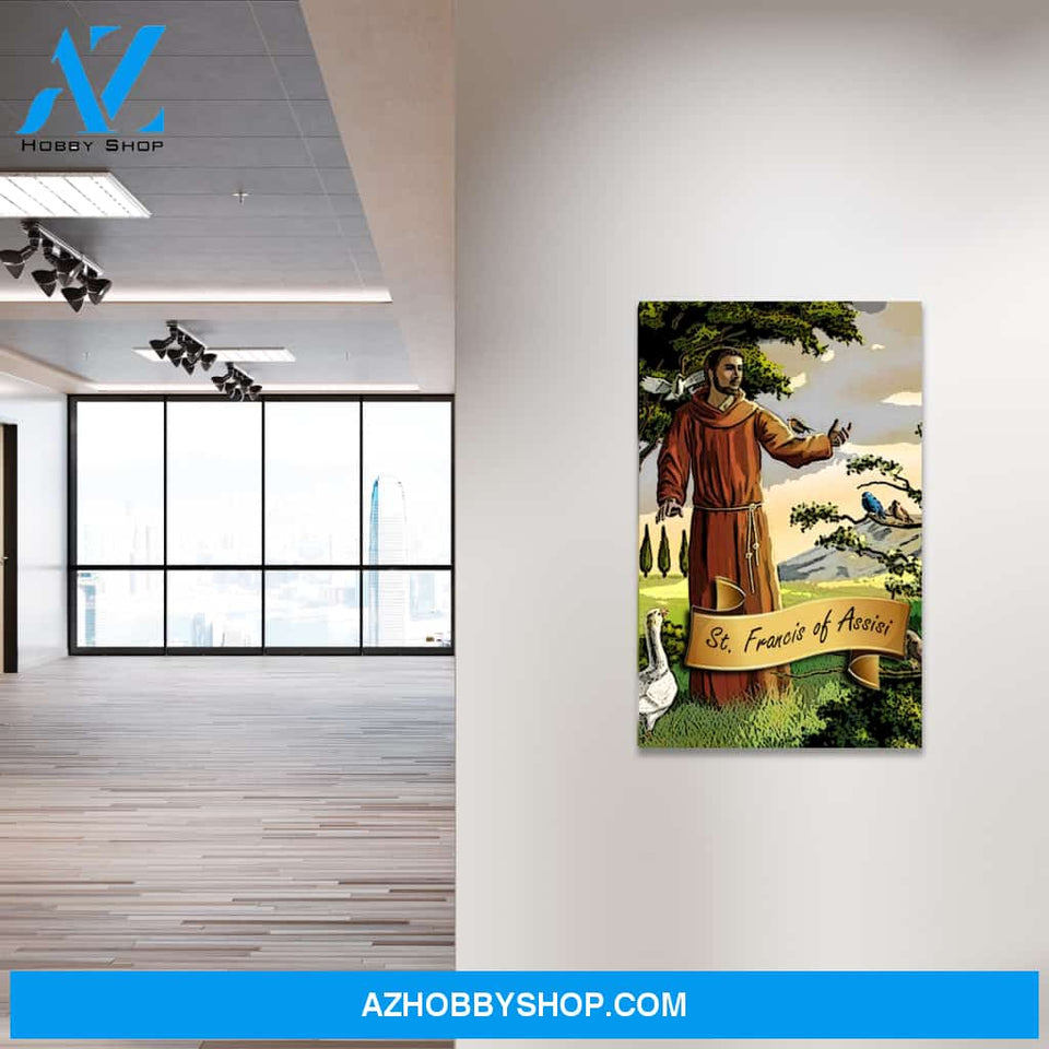 Saint Francis of Assisi Canvas Wrap