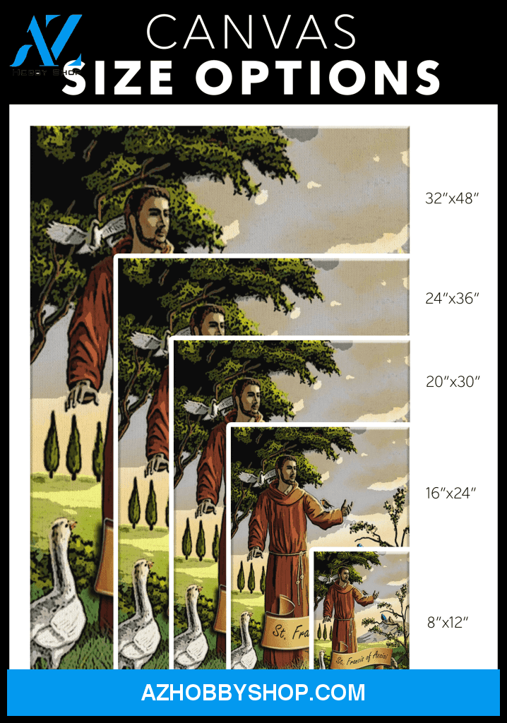 Saint Francis of Assisi Canvas Wrap