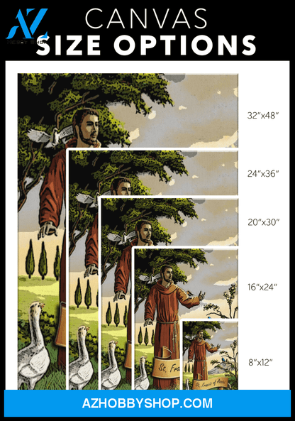 Saint Francis of Assisi Canvas Wrap