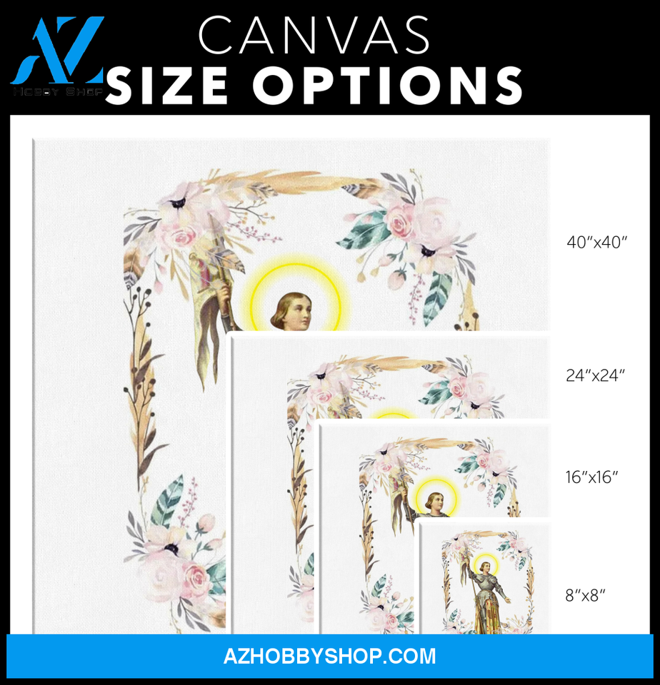 Saint Joan of Arc Canvas Wrap
