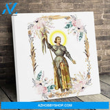 Saint Joan of Arc Canvas Wrap