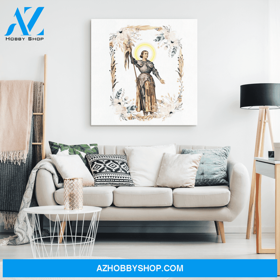 Saint Joan of Arc Canvas Wrap