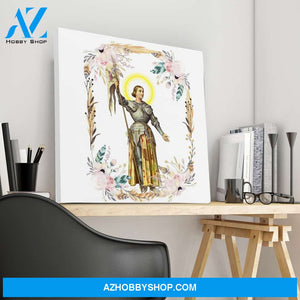 Saint Joan of Arc Canvas Wrap