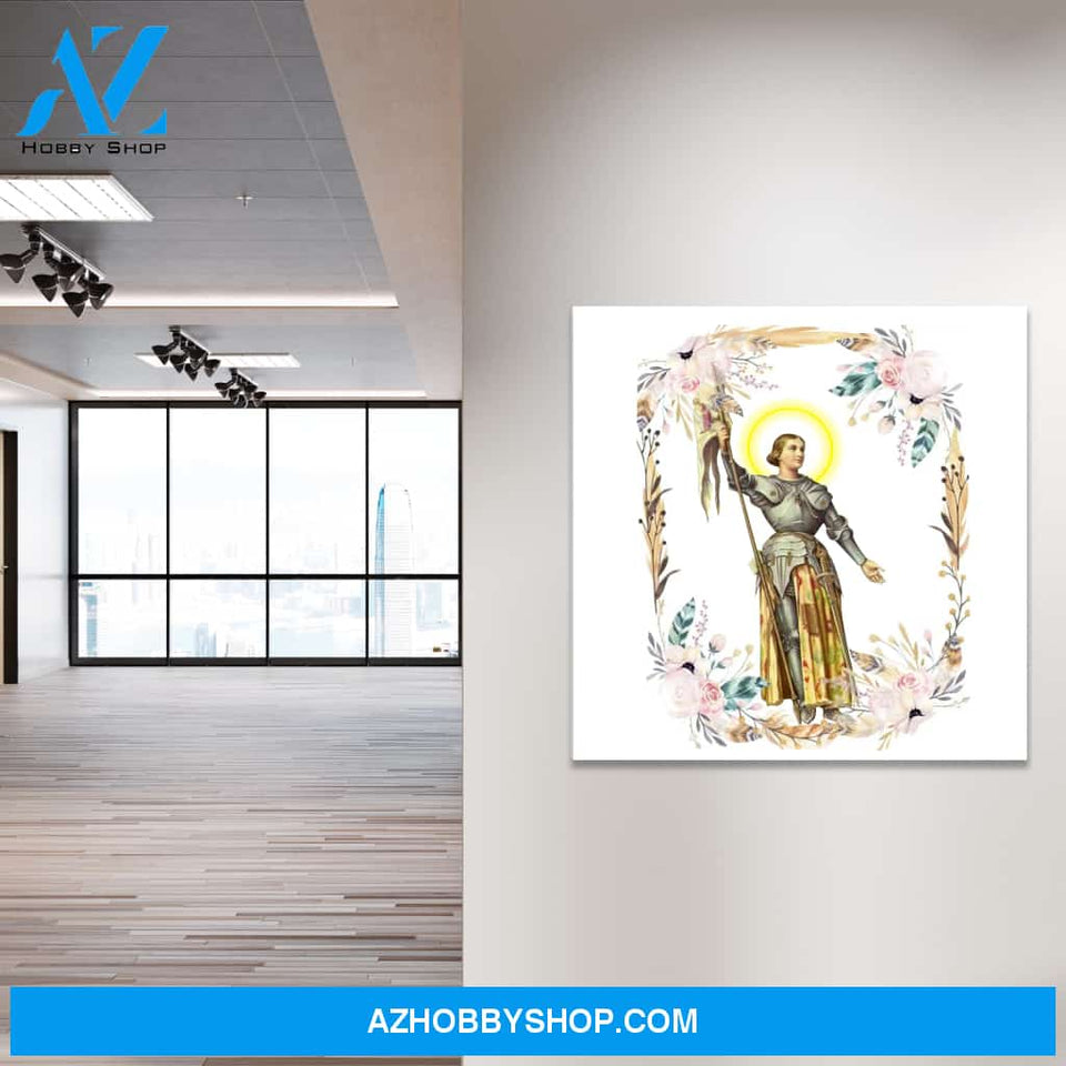 Saint Joan of Arc Canvas Wrap