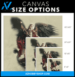 Saint Michael Defeats Satan Canvas Art