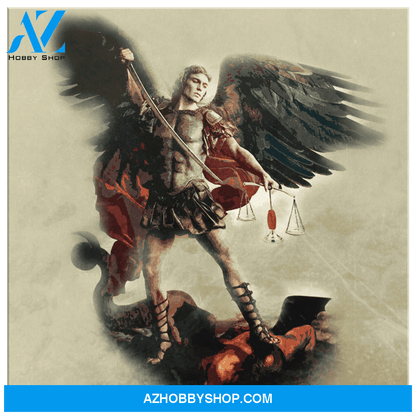 Saint Michael Defeats Satan Canvas Art