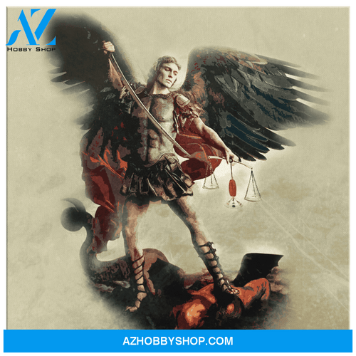 Saint Michael Defeats Satan Canvas Art