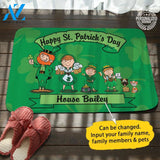 Saint Patrick's Day Personalized Doormat