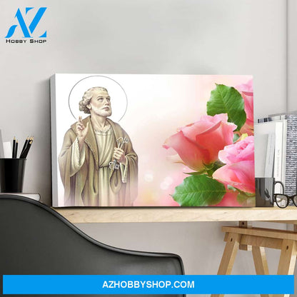 Saint Peter with the Keys to Heaven Canvas Art