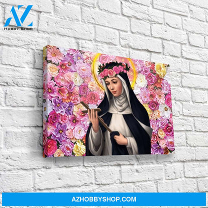 Saint Rita Canvas Art