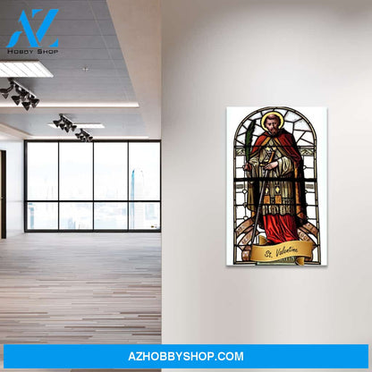 Saint Valentine Canvas Wrap