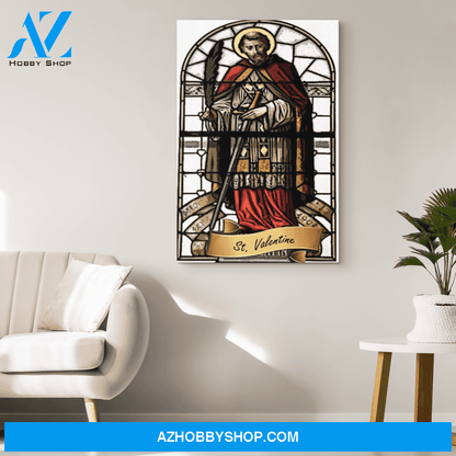 Saint Valentine Canvas Wrap