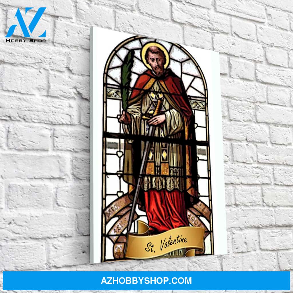 Saint Valentine Canvas Wrap