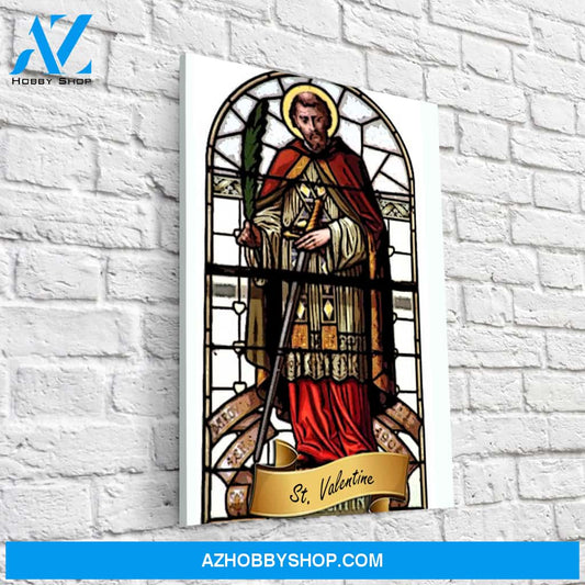 Saint Valentine Canvas Wrap
