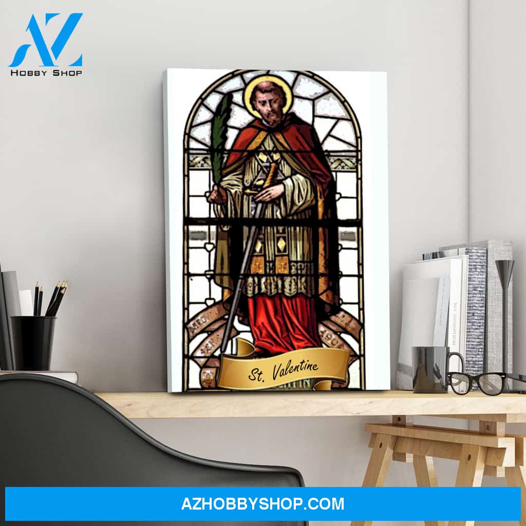 Saint Valentine Canvas Wrap