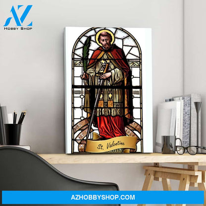 Saint Valentine Canvas Wrap