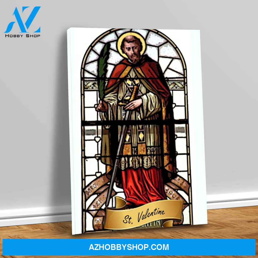 Saint Valentine Canvas Wrap