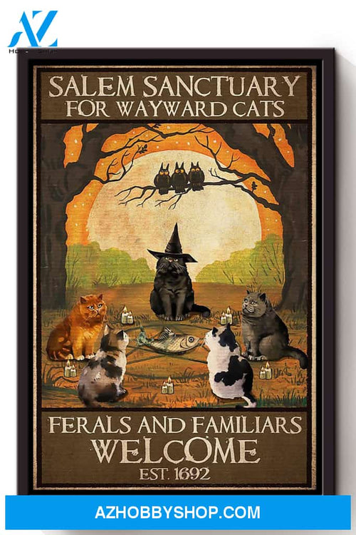 Salem Sanctualy For Wayward Cats Animal Canvas And Poster, Wall Decor Visual Art 2