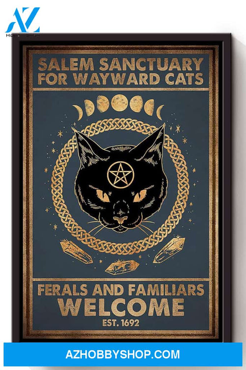 Salem Sanctualy For Wayward Cats Animal Canvas And Poster, Wall Decor Visual Art 3