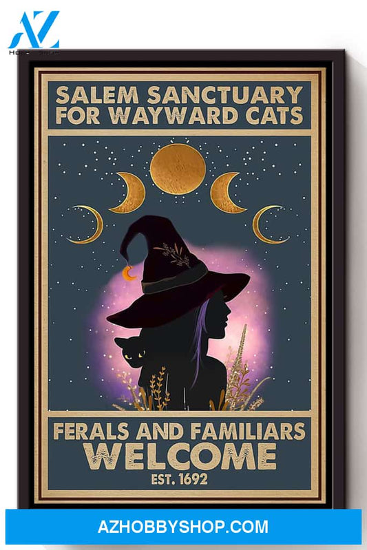 Salem Sanctualy For Wayward Cats Animal Canvas And Poster, Wall Decor Visual Art 4